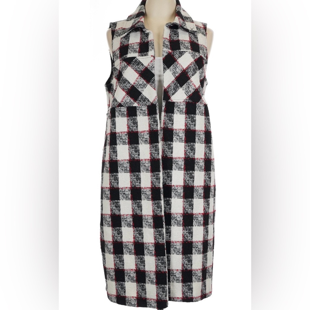 BCBGeneration Black and White Checkered Mini Dress